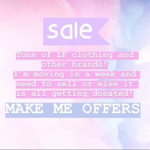 MOVING SALE 🎀🎉